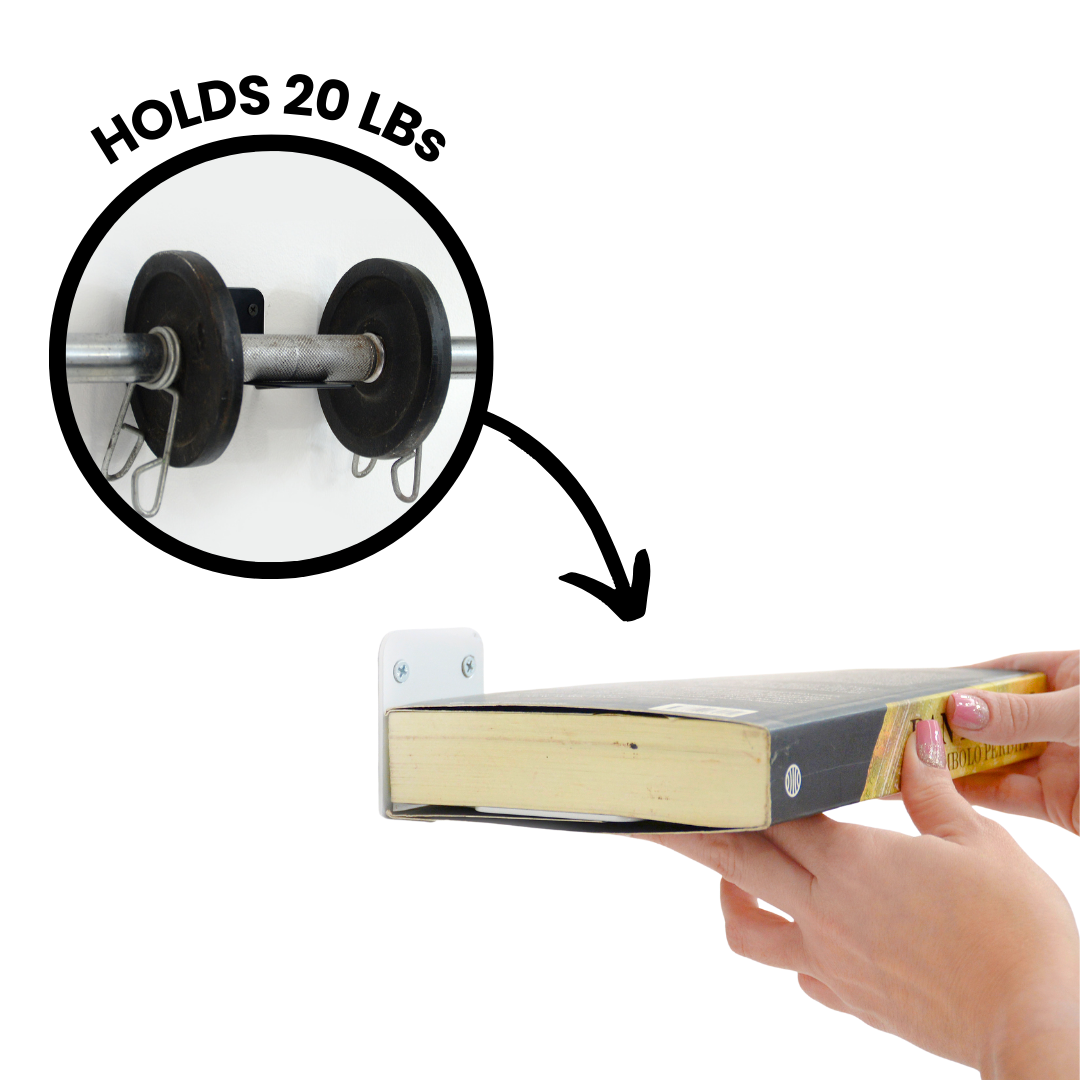 Floating Bookshelf - 2 Pack