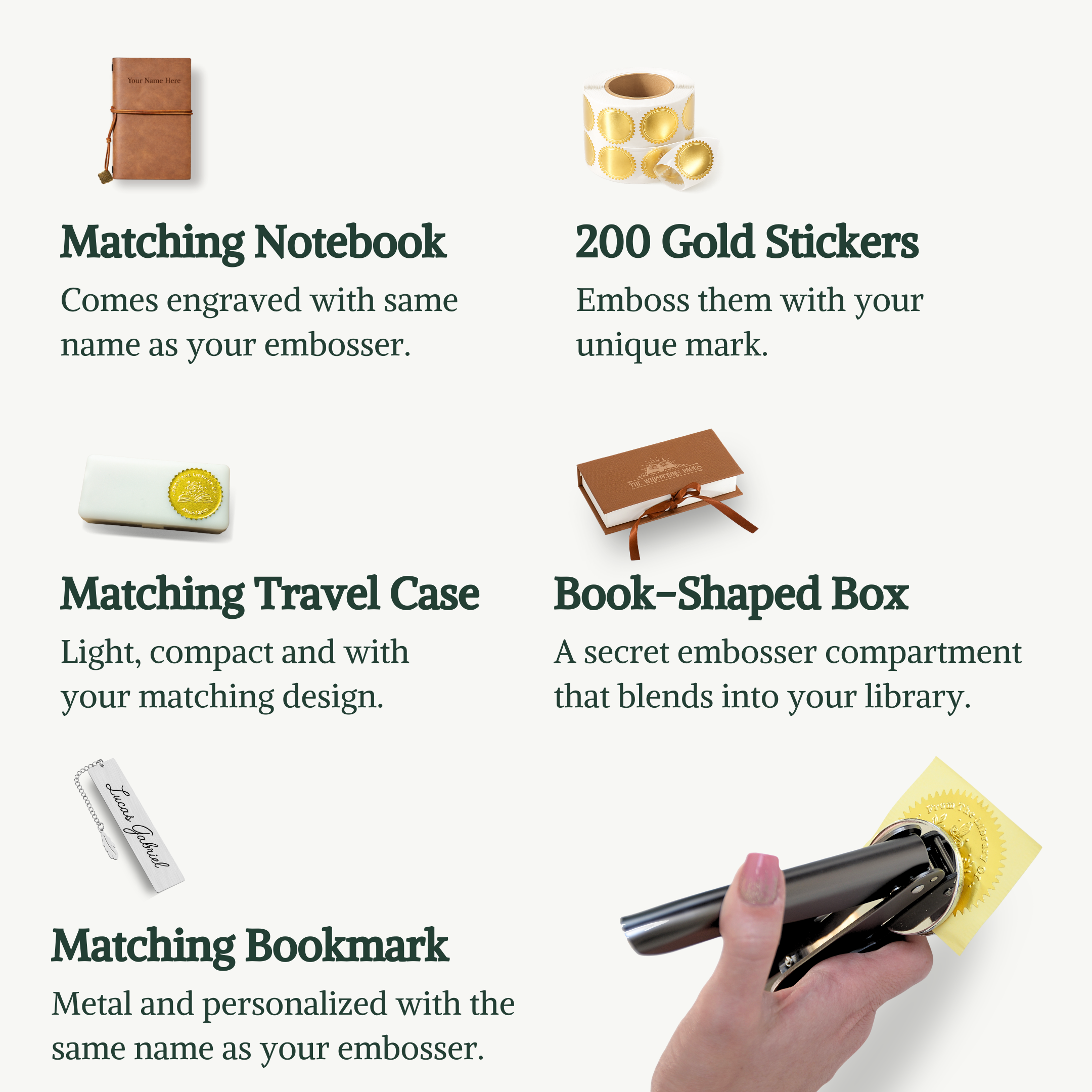 Embosser Welcome Bundle