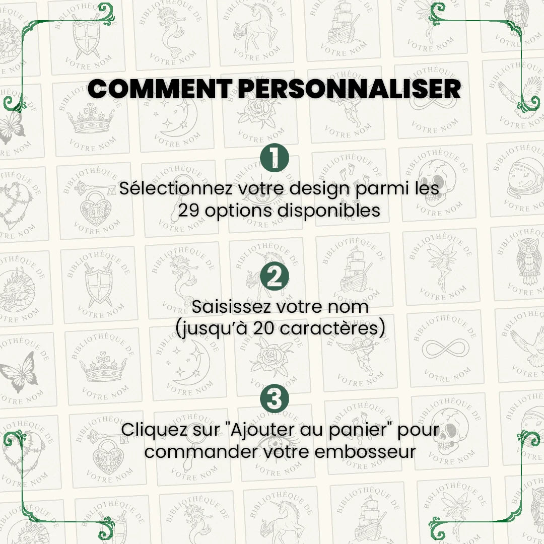 Embosseur pour livres