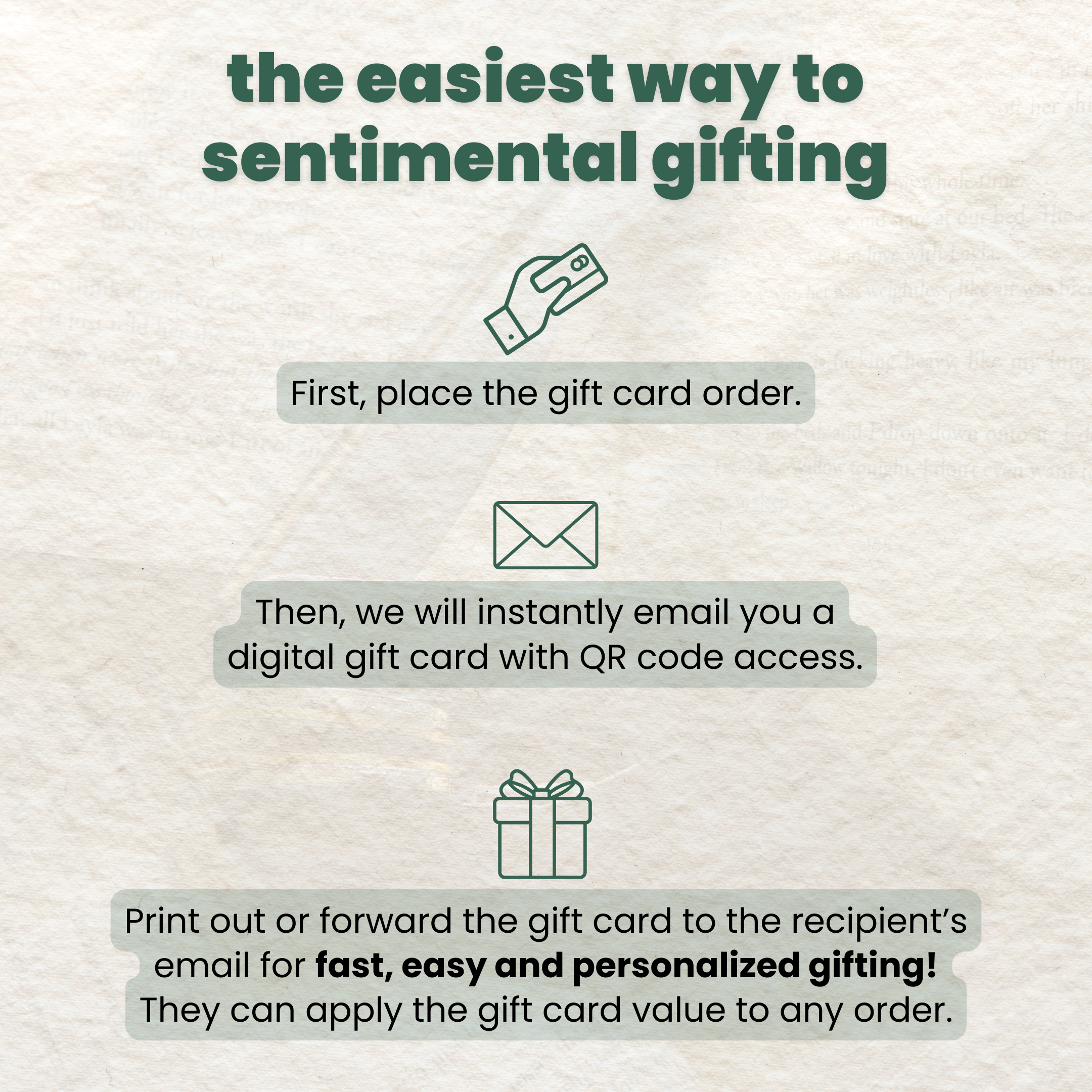 Whispering Pages Gift Card