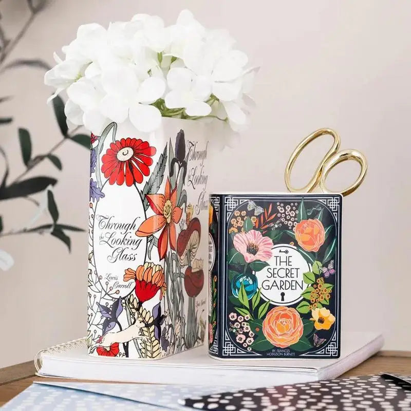 Ceramic Book Vase