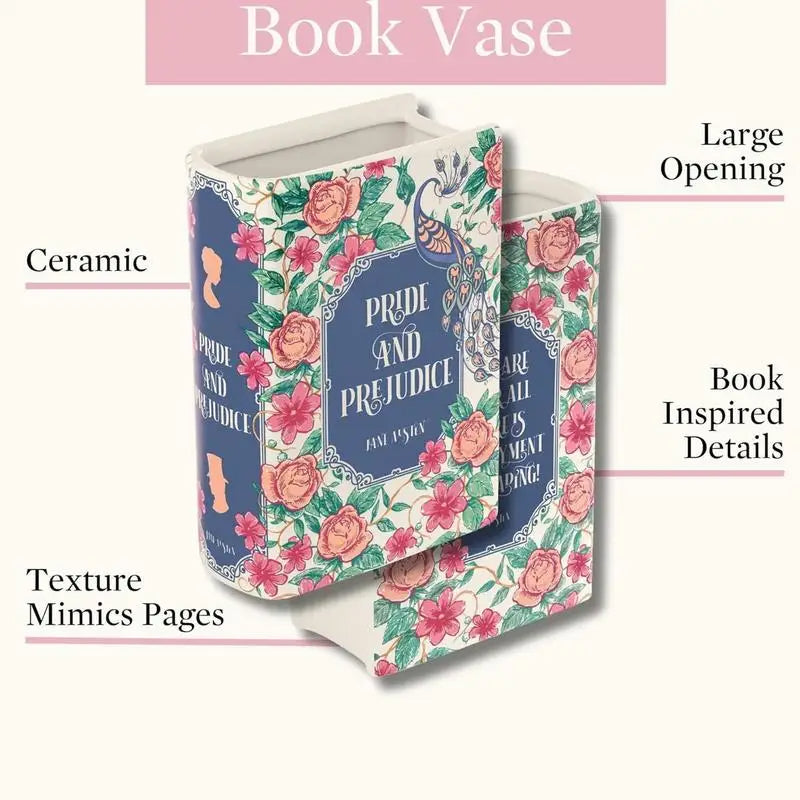 Ceramic Book Vase